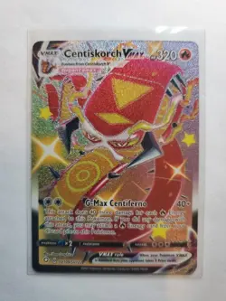 Pokemon TCG Centiskorch VMAX Shining Fates SV109/SV122 Holo Shiny Holo Rare - Image 1
