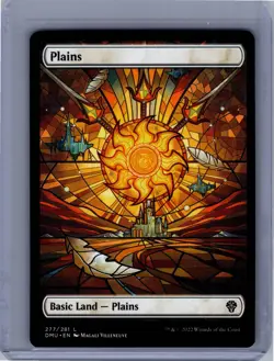 Plains Showcase 277 Dominaria United MTG LP - Image 1