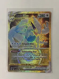 Lugia VSTAR 211/195 Gold Secret Rare - Pokemon Silver Tempest NM - Image 1