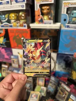 Pokemon TCG Dracozolt V Evolving Skies 058/203 Holo Ultra Rare - Image 1
