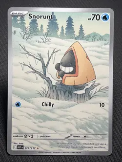 Pokemon TCG Snorunt Illustration Rare Ascended Heroes 227/217 NM/M - Image 1