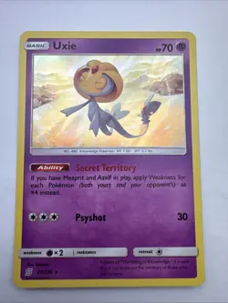 Pokemon TCG Uxie Unified Minds 83/236 Holo Holo Rare - Image 1