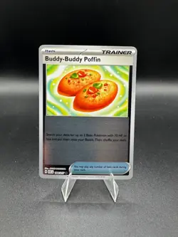 Buddy-Buddy Poffin 144/162 Reverse Holo Holo League & Championship Cards NM - Image 1
