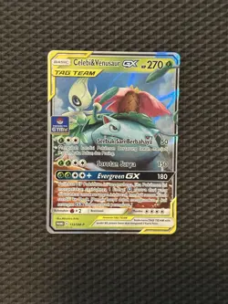 Pokemon Celebi & Venusaur 133/SM-P Gym Stamped Promo Indonesian (NM/Near Mint) - Image 1