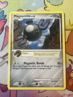 Magnemite - 66/100 - Common LP, English Pokemon Stormfront - Image 1