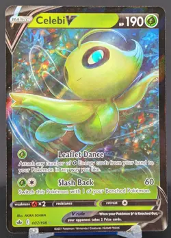 Pokemon Celebi V #007/198 English Chilling Reign Ultra Rare - Image 1