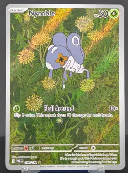 Pokemon Nymble #096/094 English Phantasmal Flames Illustration Rare Full Art - Image 1