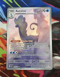 Aurorus 092/088: Perfect Order Illustration Rare Full Art Holo. NM Pokemon - Image 1