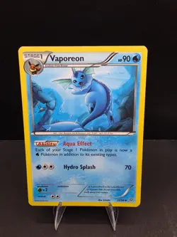 Pokemon TCG Vaporeon Non-Holo- Ancient Origins, Lightly Played - Image 1
