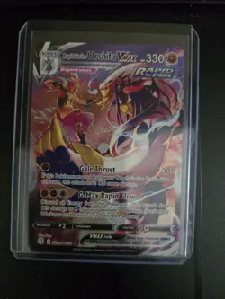 Pokemon TCG Brilliant Stars Rapid Strike Urshifu VMAX TG21/TG30 Foil Ultra Rare - Image 1