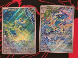 Chaos Rising - Froakie 088/086 & Frogadier 089/086 Illustration Rare Set - Image 1