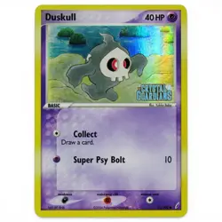 Pokemon Duskull #51/100 Stamped Reverse Holo Rare Crystal Guardians Cards LP-NM - Image 1