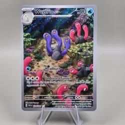 Wugtrio 224/091 SV: Paldean Fates Holo Full Art Illustration Pokemon TCG - NM - Image 1