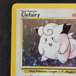 Clefairy 5/102 Base Set Holo Holo Rare WOTC Pokemon Card - Image 2