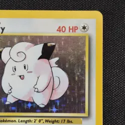 Clefairy 5/102 Base Set Holo Holo Rare WOTC Pokemon Card - Image 3