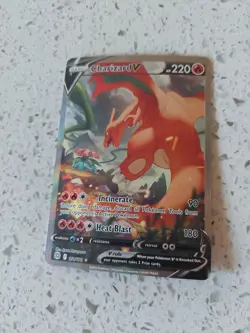 Pokemon TCG Charizard V Sword & Shield: Brilliant Stars 154/172 Holo Ultra Rare - Image 1
