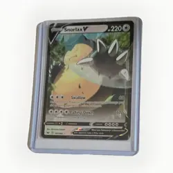 Snorlax V 141/202 Swsh01 Sword & Shield Holo Ultra Rare English 220 HP Basic - Image 1