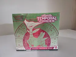 Pokemon TCG Scarlet Violet Temporal Forces Elite Trainer Box Iron ETB Leaves - Image 1