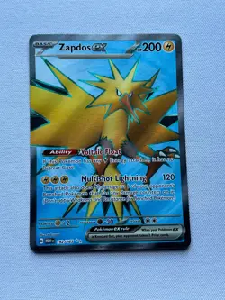 Zapdos ex 192/165 - Ultra Rare - 151 Pokemon Holo Near Mint - Image 1