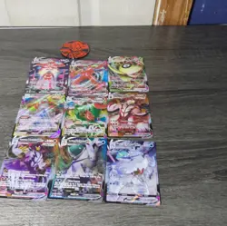 Pokemon TCG Crown Zenith Galarian Gallery VSTAR Holo Lot 9 Arceus Leafeon - Image 1