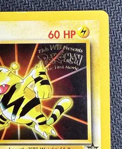 1999 Pokemon WotC Movie Promo Electabuzz #2 Holo Vintage Card - Image 3