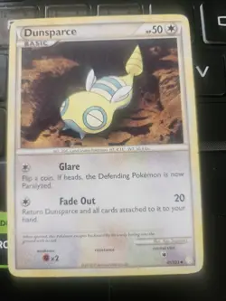 Pokemon TCG Dunsparce Heartgold Soulsilver 41/123 Regular MP. - Image 1