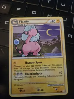 Pokemon TCG Flaaffy HeartGold SoulSilver 42/123 Regular LP. - Image 1