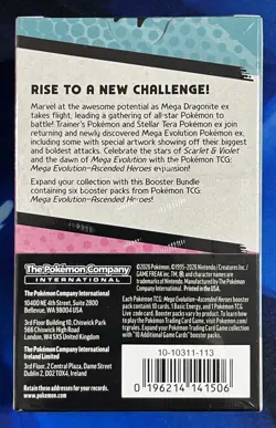 Pokemon TCG Mega Evolution Ascended Heroes Booster Bundle Box SEALED - Image 3