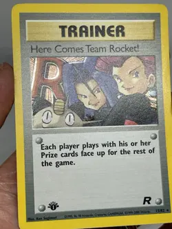 Pokemon Here Comes Team Rocket! 15/82 Team Rocket Holo Rare 1st Edition NM MINUS - Image 2