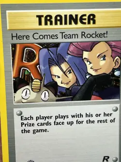 Pokemon Here Comes Team Rocket! 15/82 Team Rocket Holo Rare 1st Edition NM MINUS - Image 3