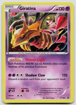 Giratina XY184 XY Promo Pokemon MP - Image 1