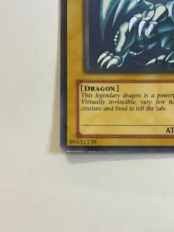 2002 Yu-Gi-Oh! Kaiba #SDK-001 Blue Eyes White Dragon Damaged - Image 4