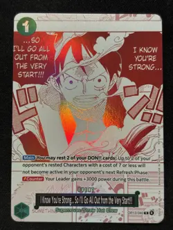 Monkey D. Luffy - OP13-040 - Treasure Campaign Promo - One Piece English - Image 1