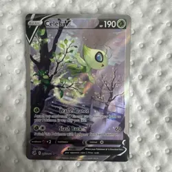 Celebi V Alt Art 245/264 Full Art Ultra Rare Fusion Strike Pokemon NM/ Mint - Image 1
