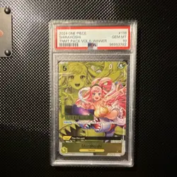 Bandai One Piece CCG 2024 Promo Shirahoshi OP03-116 Foil Winner PSA 10 - Image 1