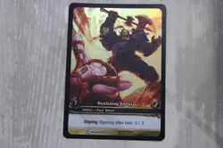 World of Warcraft TCG Deafening Shout (Extended Art) - Servants of the Betrayer - Image 1