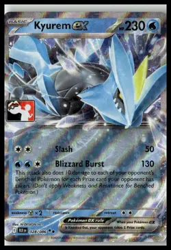 Prize Pack Series Cards #028/086 Kyurem ex - Image 1
