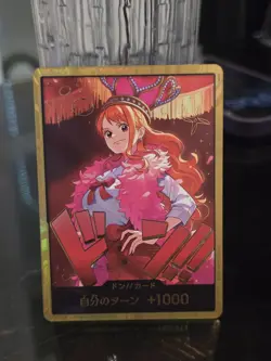 Gold DON!! Nami EB03 One Piece Heroines Edition Card - Image 1