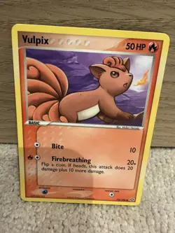 Pokemon Vulpix Card - 72/106 - Image 1