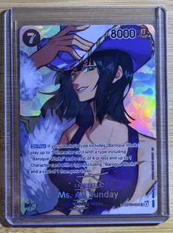 Bandai One Piece Card Game Ms. All Sunday OP14-084 SR SP Alt Art Foil ENG - Image 1