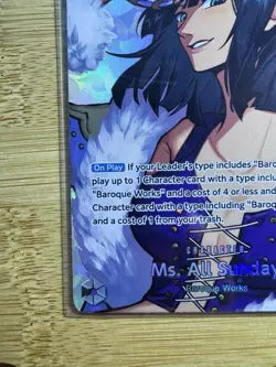 Bandai One Piece Card Game Ms. All Sunday OP14-084 SR SP Alt Art Foil ENG - Image 4