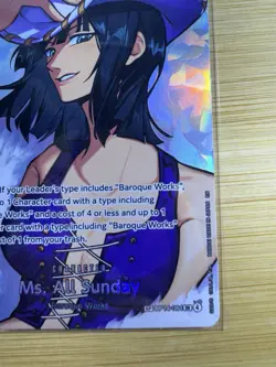 Bandai One Piece Card Game Ms. All Sunday OP14-084 SR SP Alt Art Foil ENG - Image 5