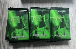 6 X STAR WARS YOUNG JEDI CCG BATTLE OF NABOO BOOSTER PACK CARDS - Image 1