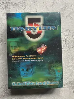 BABYLON 5 Collectible Card Game Opposition Factions 60 Card Supplement Deck NEW - Image 1