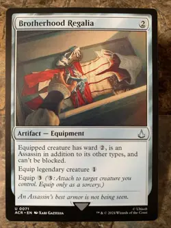MTG TCG Assassin's Creed Brotherhood Regalia 0071 Regular Uncommon - Image 1