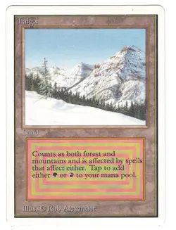 1x Taiga - Unlimited - MTG Single - Image 1