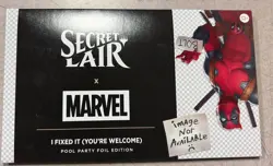 MTG Secret Lair x Marvel's Deadpool: I Fixed It (You're Welcome) Pool Party Foil - Image 1