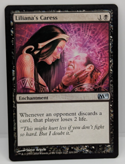 Liliana's Caress Core Set 2011 (M11) Regular LP MTG - Image 1