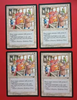 Magic the Gathering MTG Alliances REPRISAL ( Red Dragon) X 4 LP/EX C 1996! - Image 1
