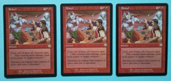 Magic the Gathering MTG Mercadian Masques BRAWL X 3 LP/EX Rare 1999! - Image 1